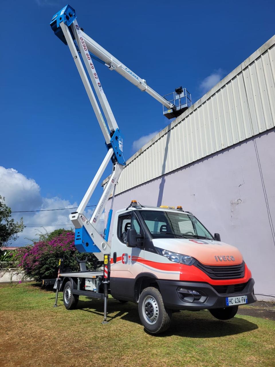 Photo chantier Camion Nacelle 5