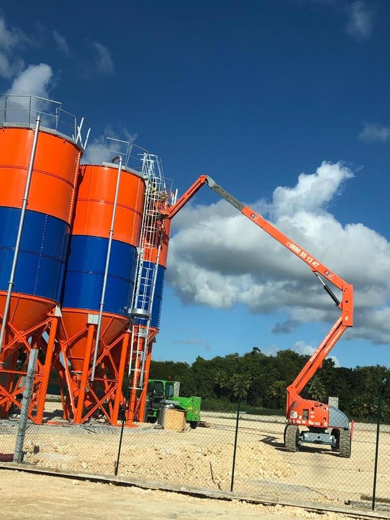 Photo chantier Nacelle Automotrice Articulée Haulotte 2