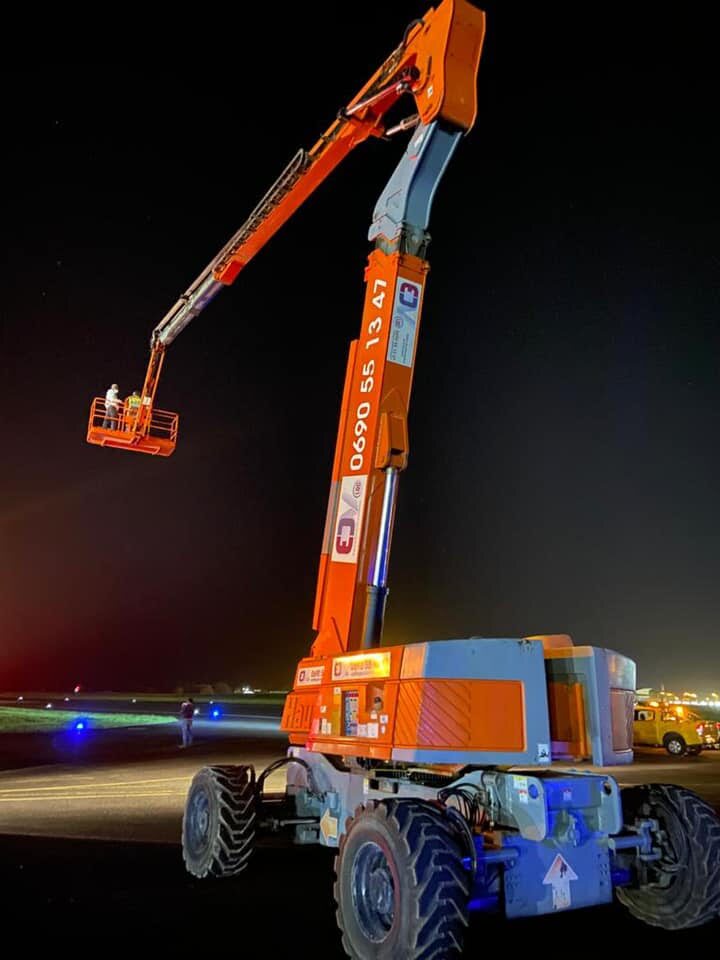 Photo chantier Nacelle Automotrice Articulée Haulotte 3