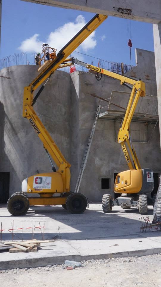 Photo chantier Nacelle Automotrice Articulée Haulotte 6