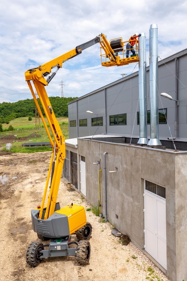 Photo chantier Nacelle Automotrice Articulée Haulotte 7