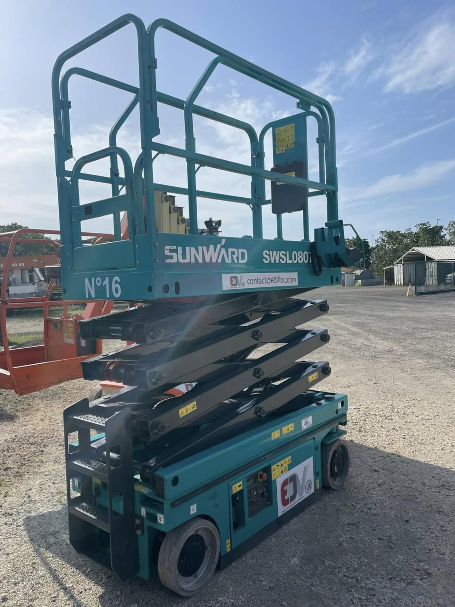 Photo chantier Nacelle Ciseaux 2